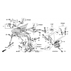 Front brake hose (abs)