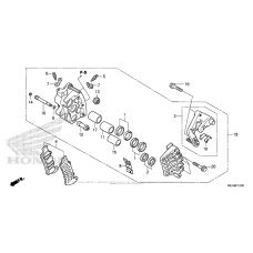 Right front brake caliper