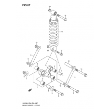 Rear cushion lever