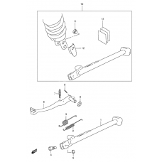 Stand - rear brake