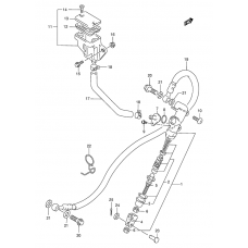 Rear master cylinder