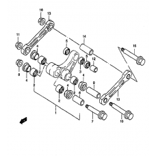 Rear cushion lever              

                  Model w/x