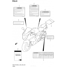 Информационные наклейки (Gsx-R1000Zl4 E33)