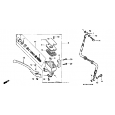 Front brake master cylinder