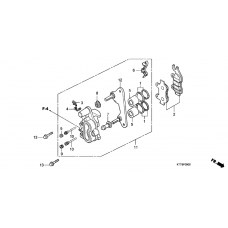 Front brake caliper