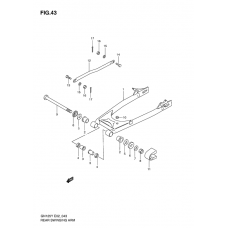 Rear swinging arm