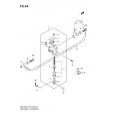 Rear master cylinder