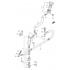 Rear master cylinder