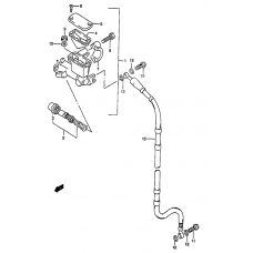 Front master cylinder              

                  Model t/v/w