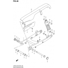 Rear swinging arm