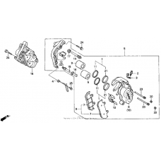 F2 front brake caliper 91-94