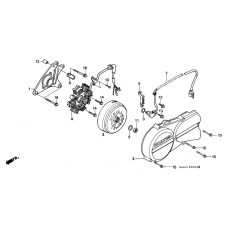 Left crankcase cover/ generator