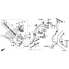 Front brake master cylinder (2)