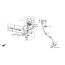 Fr. brake master cylinder