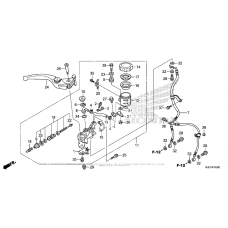 Front brake master cylinder (1)