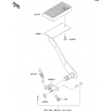 Brake pedal/torque link(a1/a2)