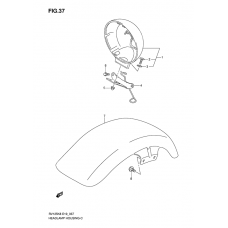 Headlamp housing