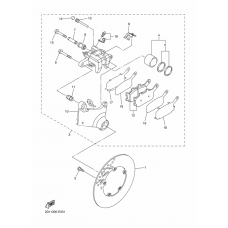 REAR BRAKE CALLIPER