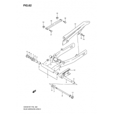 Rear swinging arm