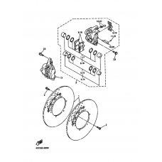 Front brake caliper