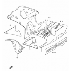 Under cowling              

                  Gsx-r600k3