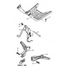 Stand. footrest