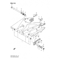 Rear swinging arm