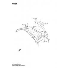 Rear fender extension