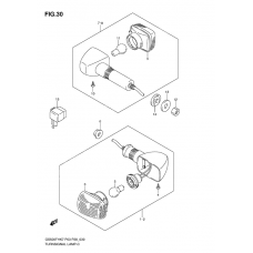 Turnsignal front & rear lamp              

                  Gs500h p28,  p95