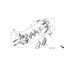 Front brake caliper              

                  CBF500