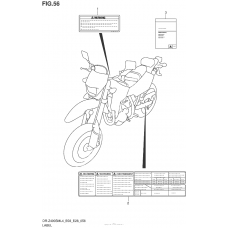 Информационные наклейки (Dr-Z400Sml4 E28)