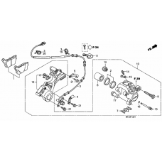 Rear brake caliper              

                  CBR600RA