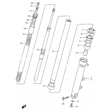 Front damper              

                  Gsf1200t/v/w/x/y/st/sv/sw/sx/sy