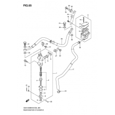 Rear master cylinder              

                  Gsx1300bkk8/u2k8/k9/ufk9/l0/ufl0