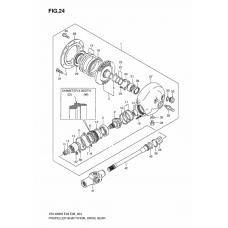 Propeller shaft - final drive gear