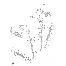 Cam shaft/valve