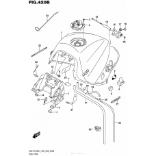 Топливный бак (Gsx-S1000Al7 E03)