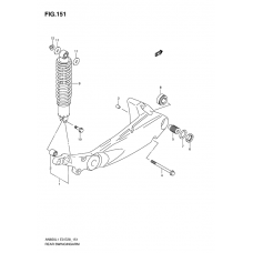 Rear swinging arm