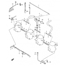 Carburetor fittings              

                  Model k3/k4