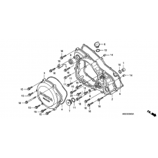 R. crankcase cover