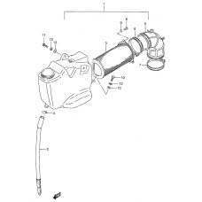 Air cleaner              

                  Front