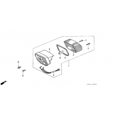 Taillight unit ass`y