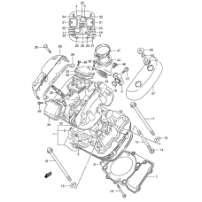 Cylinder head              

                  Front