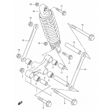 Rear cushion lever