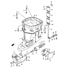 Drive shaft housing