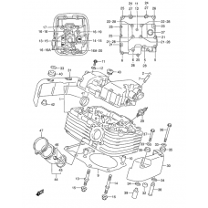 Cylinder head              

                  Rear)(model k1/k2/k3/k4