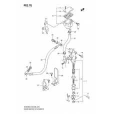 Rear master cylinder              

                  Sv650k3