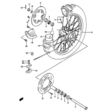 Rear wheel complete assy              

                  Model y