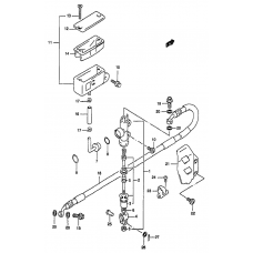 Rear master cylinder