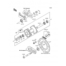 Rear wheel/chain